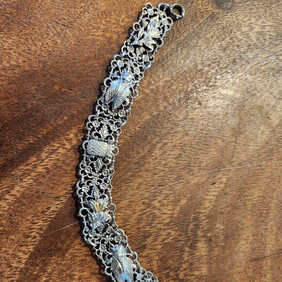 antique royal bees bracelets - Picture 1 of 5